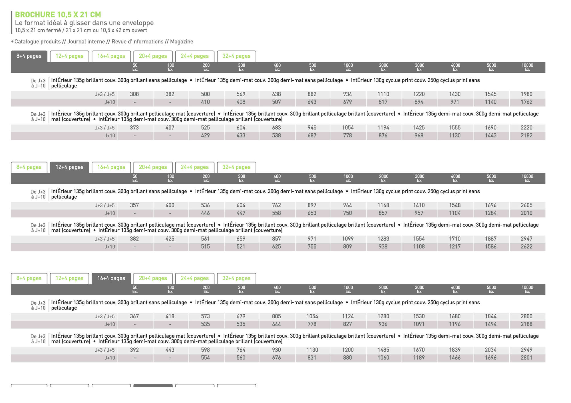 BROCHURE 10,5x21 2 points metal avec couv 1
