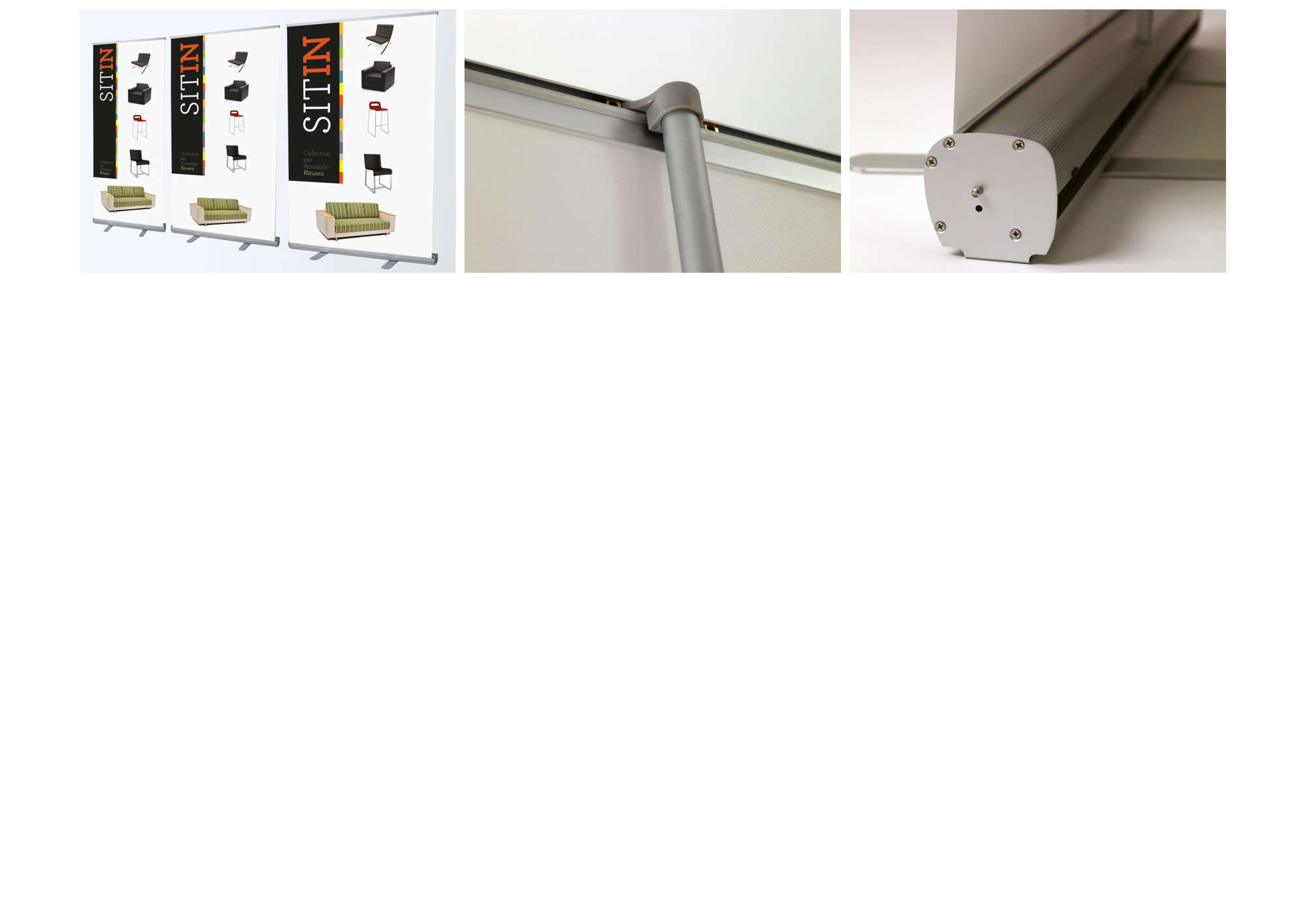 STAND Roll up aluminium 2